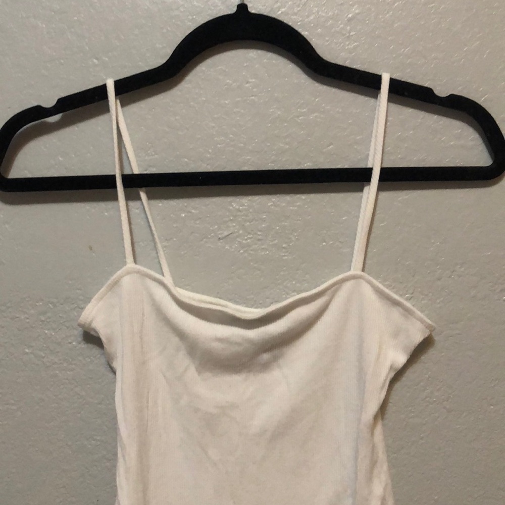 Square neck thin strap body suit